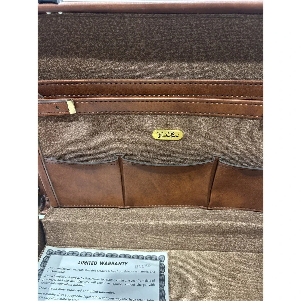 Pucci Italian Leather Briefcase 